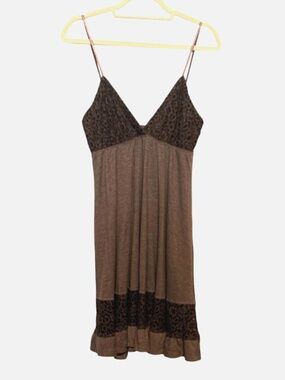 NWT Wendy Glez Chemise Slip Dress Lace Trim Size Large